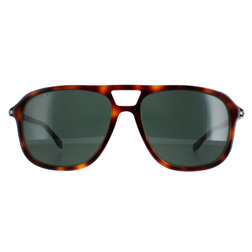 Hugo Boss Aviator Mens Havana Green 1042/S/IT - Brown - One Size